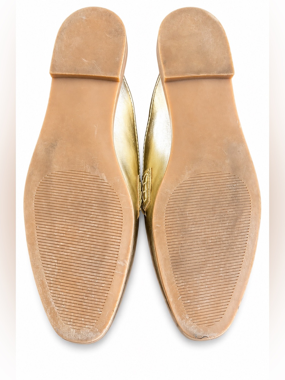 Steve Madden Gold Metallic Horsebit Loafer Mule Slides Women’s Flats Slip On 7 - Picture 6 of 6